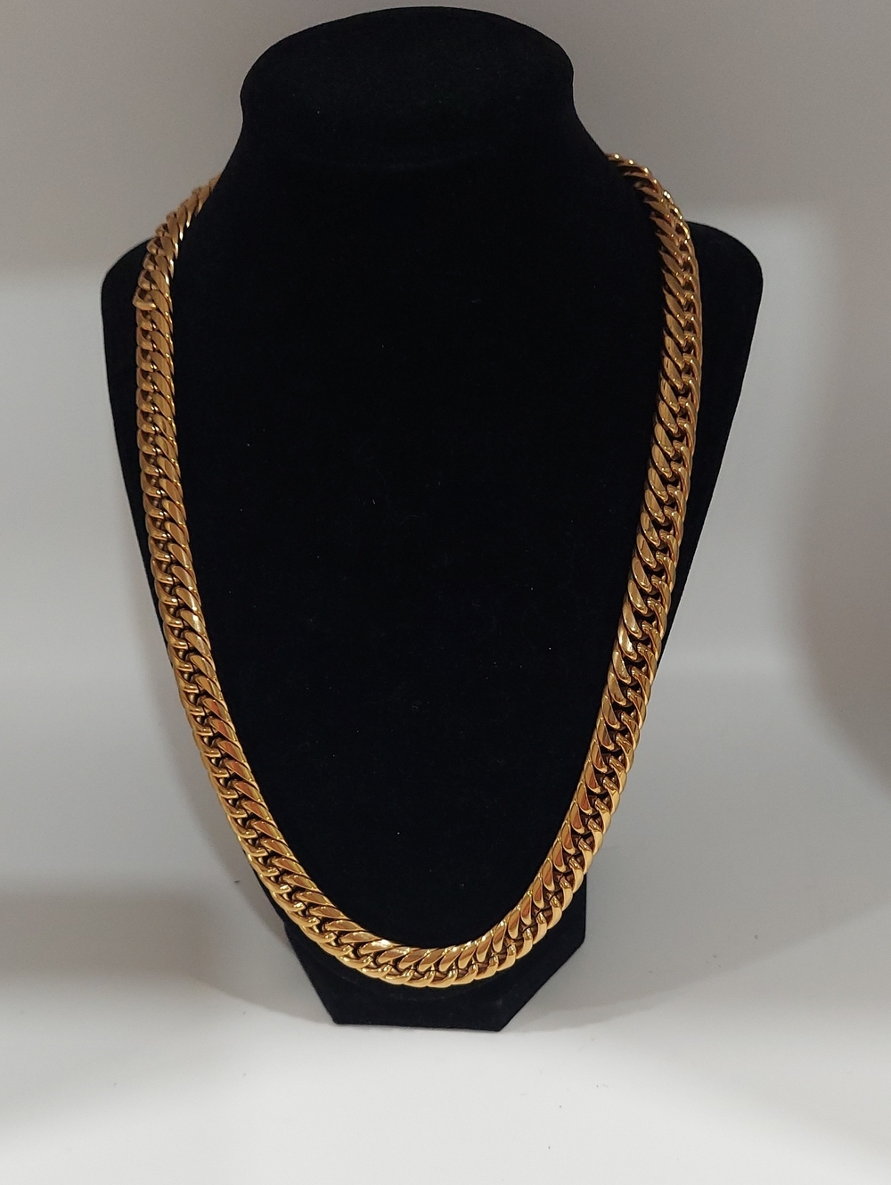 NWT Talidara 23" Gold-Plated Cuban Link Chain Necklace! Layering Unisex